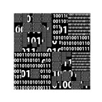 Beautiful Binary Small Satin Scarf (Square)