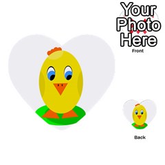 Cute Chicken  Multi-purpose Cards (heart) 