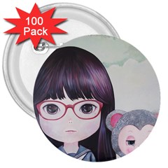 Close Encounter 4 3  Buttons (100 Pack) 