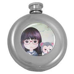 Close Encounter 4 Round Hip Flask (5 Oz)