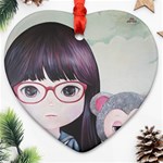 Close Encounter 4 Heart Ornament (2 Sides)
