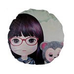 Close Encounter 4 Standard 15  Premium Round Cushions Back