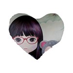 Close Encounter 4 Standard 16  Premium Heart Shape Cushions