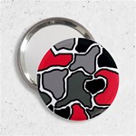 Black, gray and red abstraction 2.25 Handbag Mirrors Black, gray and red abstraction 2.25 Handbag Mirrors