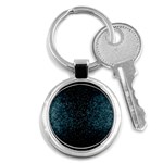 Polygonal And Triangles In Blue Colors  Key Chains (Round) 