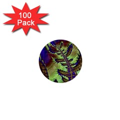Freaky Friday, Blue Green 1  Mini Buttons (100 Pack) 