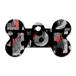 Red shadows Dog Tag Bone (Two Sides)