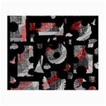 Red shadows Small Glasses Cloth (2-Side)