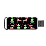 Reindeer decorative pattern Portable USB Flash (One Side)