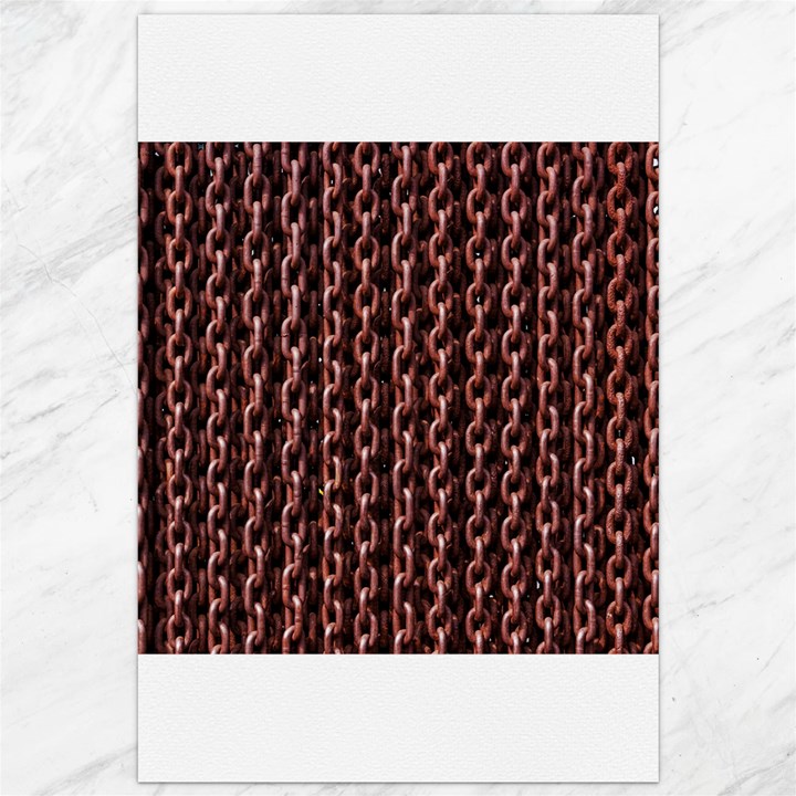 Chain Rusty Links Iron Metal Rust Canvas 20  x 30  