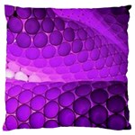 Circular Color Large Flano Cushion Case (Two Sides) Back