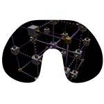 Grid Construction Structure Metal Travel Neck Pillows