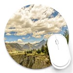 Valley And Andes Range Mountains Latacunga Ecuador Round Mousepads