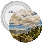 Valley And Andes Range Mountains Latacunga Ecuador 3  Buttons