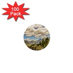 Valley And Andes Range Mountains Latacunga Ecuador 1  Mini Buttons (100 pack) 