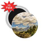 Valley And Andes Range Mountains Latacunga Ecuador 2.25  Magnets (10 pack) 