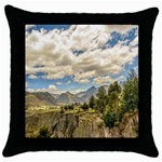 Valley And Andes Range Mountains Latacunga Ecuador Throw Pillow Case (Black)