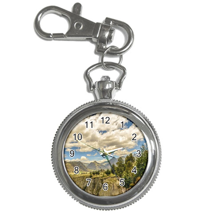 Valley And Andes Range Mountains Latacunga Ecuador Key Chain Watches