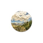 Valley And Andes Range Mountains Latacunga Ecuador Golf Ball Marker (10 pack)