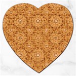Intricate Modern Baroque Seamless Pattern Jigsaw Puzzle (Heart)