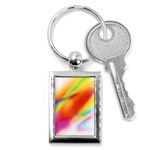 Blur Color Colorful Background Key Chains (Rectangle) 