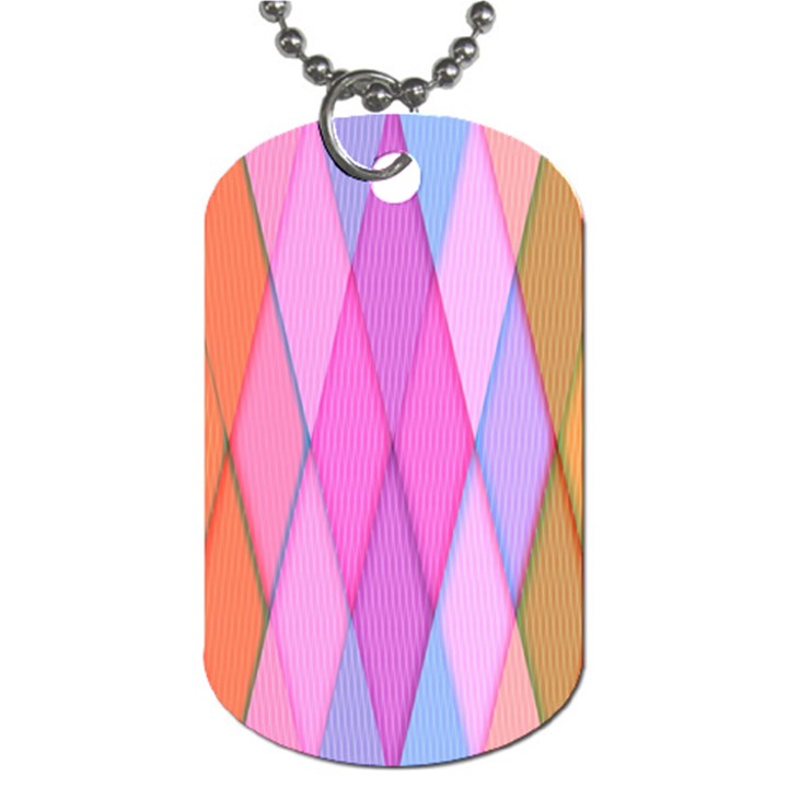 Graphics Colorful Color Wallpaper Dog Tag (One Side)