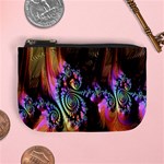Fractal Colorful Background Mini Coin Purses