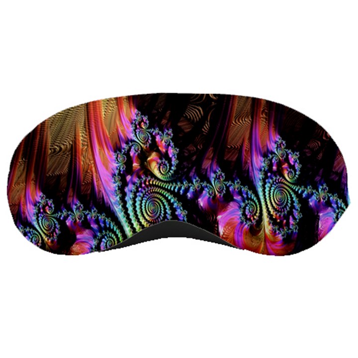 Fractal Colorful Background Sleeping Masks