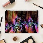 Fractal Colorful Background Cosmetic Bag (Large) 