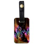 Fractal Colorful Background Luggage Tags (One Side) 