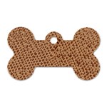 Giraffe pattern animal print  Dog Tag Bone (Two Sides)