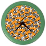 Pattern Halloween  Color Wall Clocks