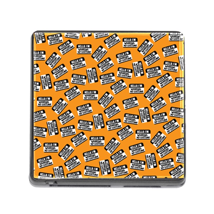 Pattern Halloween  Memory Card Reader (Square)