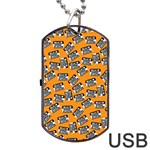 Pattern Halloween  Dog Tag USB Flash (Two Sides)