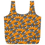 Pattern Halloween  Full Print Recycle Bags (L) 