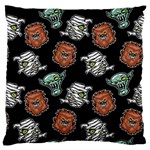 Pattern Halloween Werewolf Mummy Vampire iCreate Standard Flano Cushion Case (Two Sides)