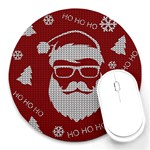 Ugly Christmas Sweater Round Mousepads