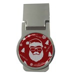 Ugly Christmas Sweater Money Clips (Round) 