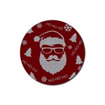 Ugly Christmas Sweater Rubber Round Coaster (4 pack) 