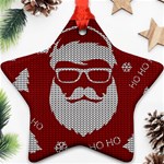 Ugly Christmas Sweater Star Ornament (Two Sides)
