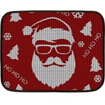 Ugly Christmas Sweater Double Sided Fleece Blanket (Mini) 