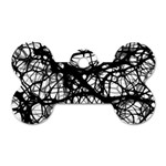Neurons Brain Cells Brain Structure Dog Tag Bone (Two Sides) Back