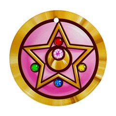 Star Brooch Round Ornament