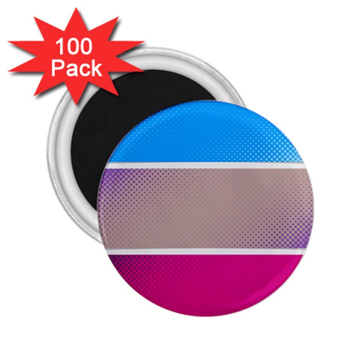 Pattern Template Banner Background 2.25  Magnets (100 pack) 