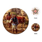 Apache Braves Playing Cards (Round) 