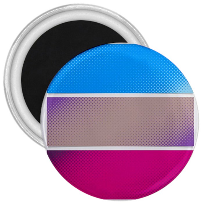 Pattern Template Banner Background 3  Magnets