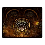 Fractal 3d Render Design Backdrop Double Sided Fleece Blanket (Small)  45 x34  Blanket Back