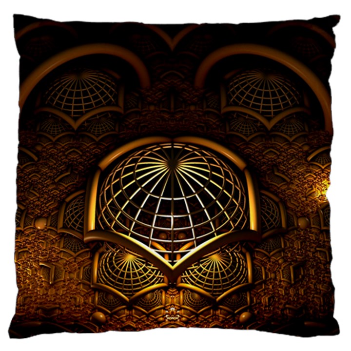 Fractal 3d Render Design Backdrop Standard Flano Cushion Case (One Side)