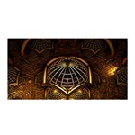 Fractal 3d Render Design Backdrop Satin Wrap