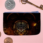 Fractal 3d Render Design Backdrop Large Coin Purse Back